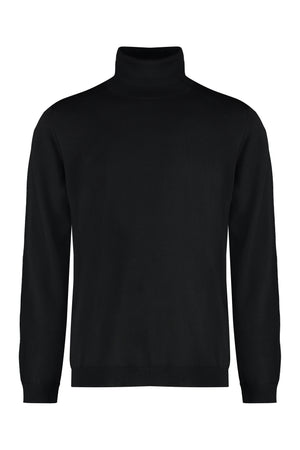 Turtleneck wool pullover-0